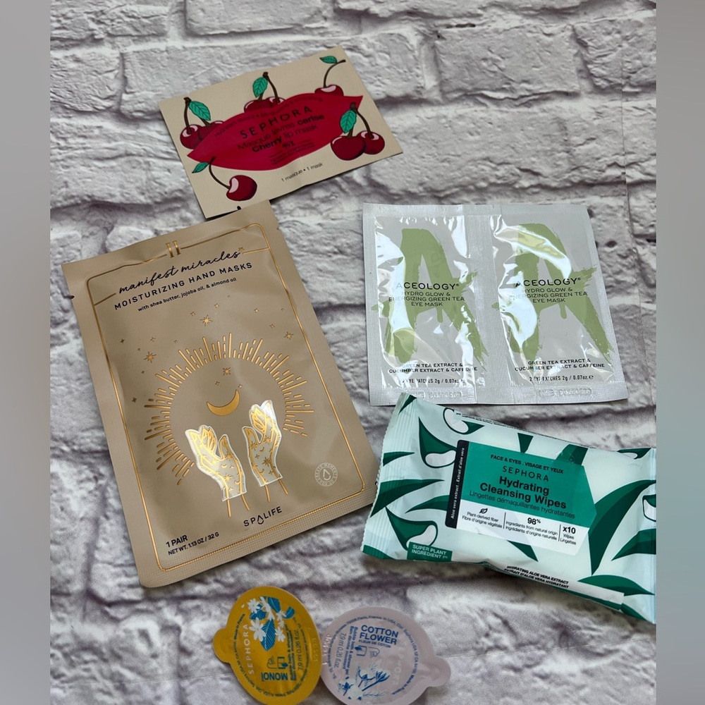 Sephora masks eye mask lip mask hand & cleansing clothes